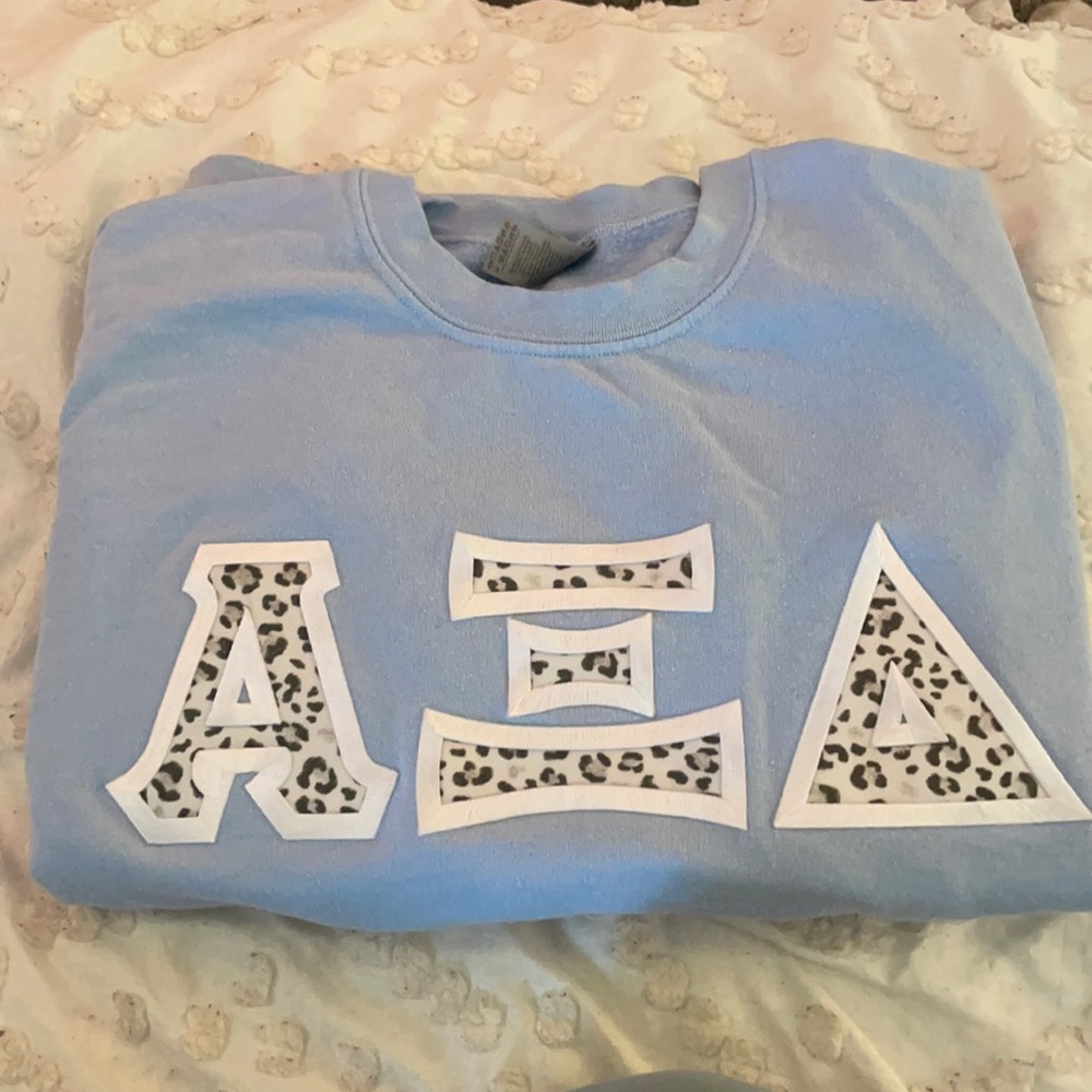 Alpha Xi Delta Lettered Sweatshirt